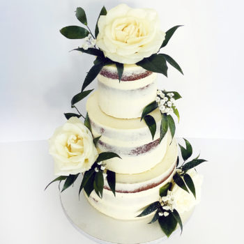wedding cake white