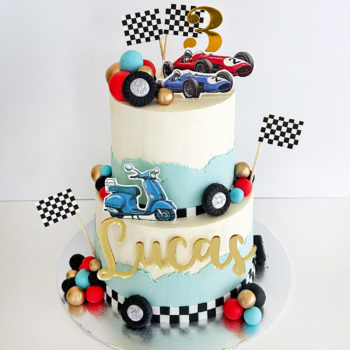 Layer cake petites voitures