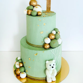 Layer cake vert sauge